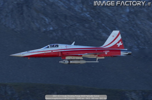 2007-10-11 Axalp Shooting Range 0526 Patrouille Suisse